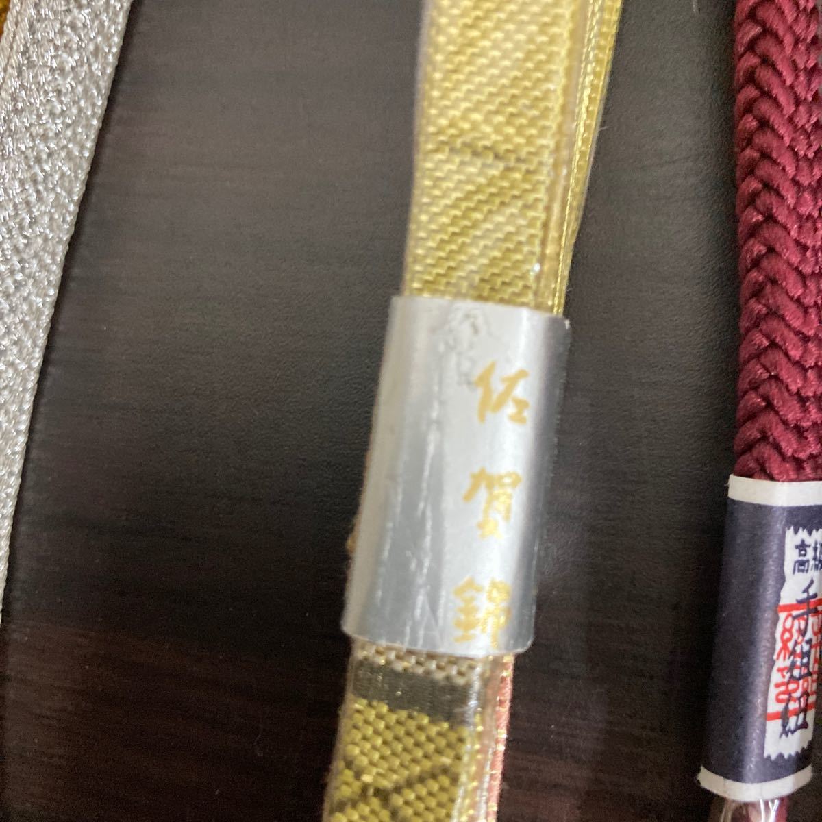 中古品　現状渡し　長期保管品　シミ、ヤケ分も含む　組紐？　帯紐？　まとめ　売り　和装小物 _画像5