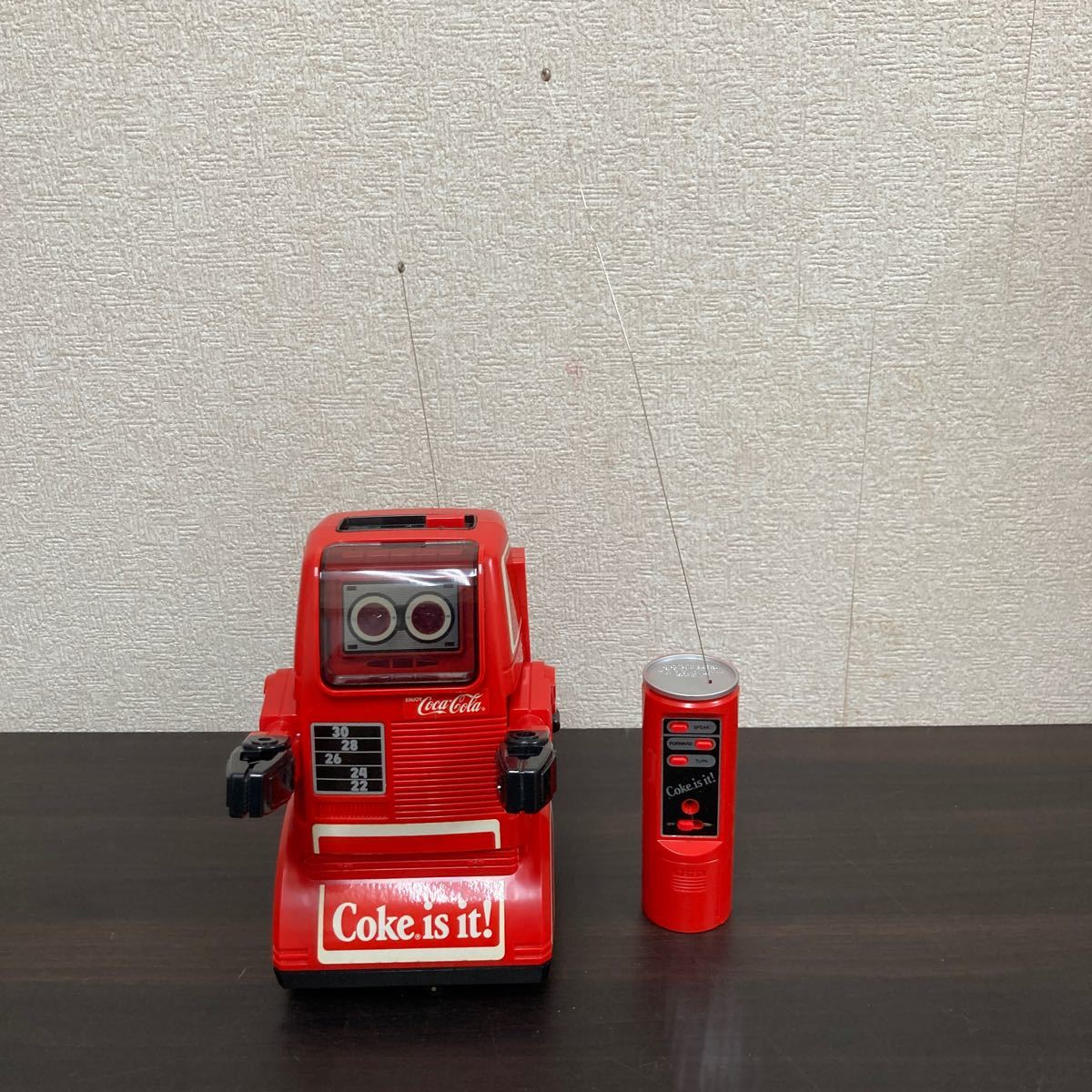 動作未確認　ジャンク扱い　現状渡し　長期保管品　レトロ　コカコーラ　トーキングロボット　Coca-Cola_画像1