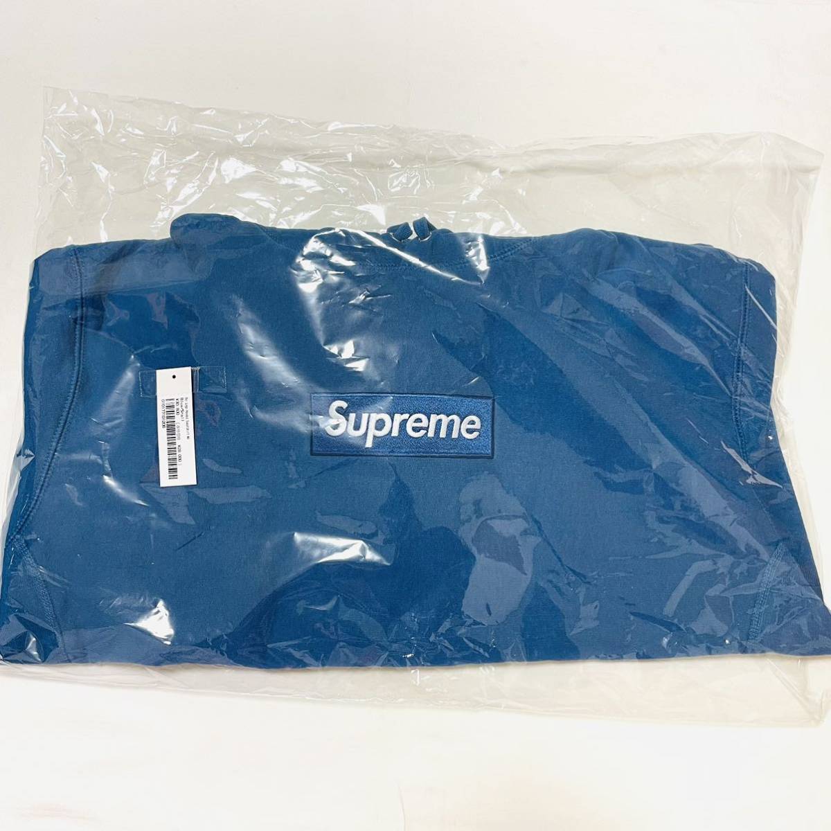 新品Supreme Box Logo Hooded Sweatshirt Blue S 23aw 2023年ブルー