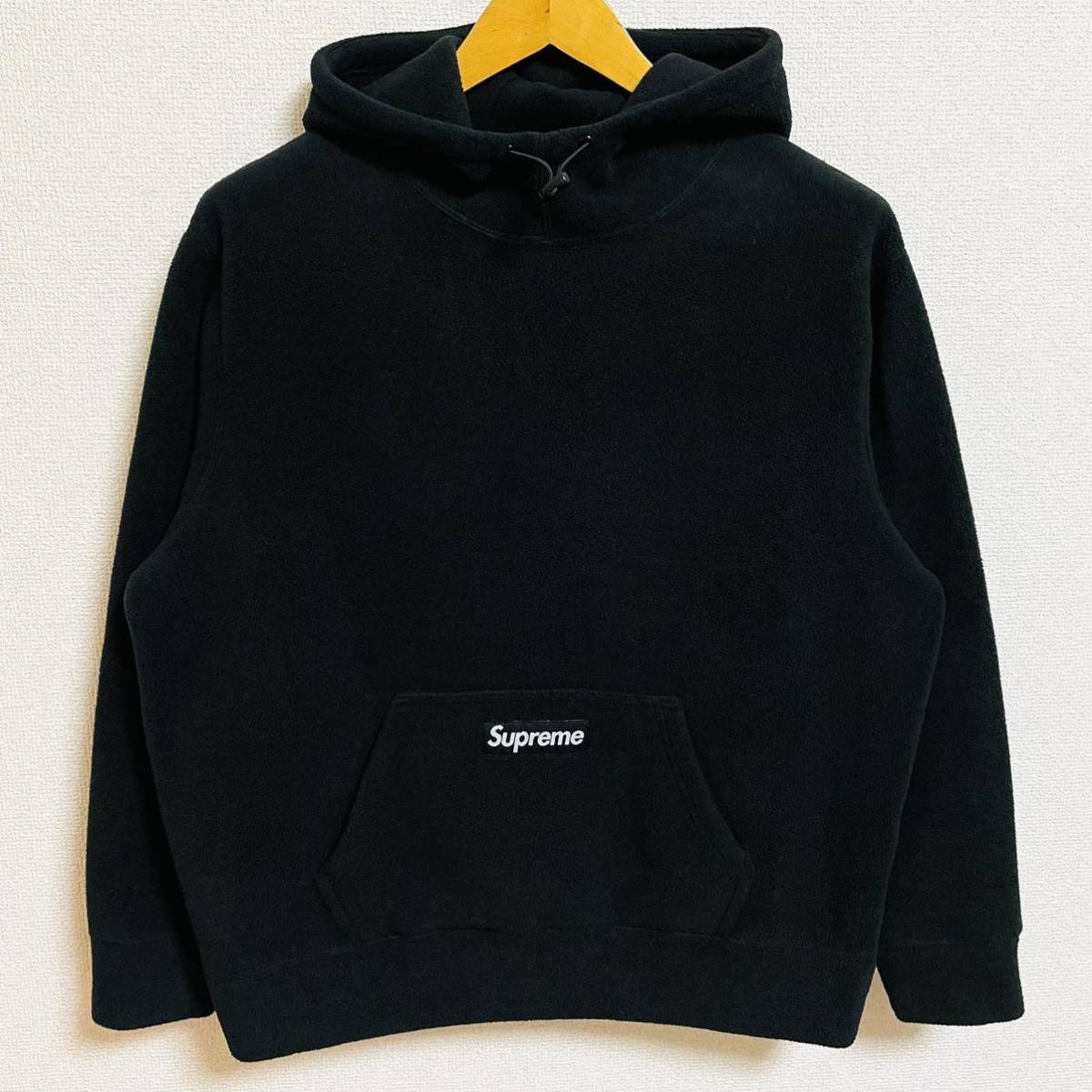 Supreme Polartec Hooded Sweatshirt Black S 20aw 2020年 ブラック ポーラテック フード スウェットシャツ ボックスロゴ