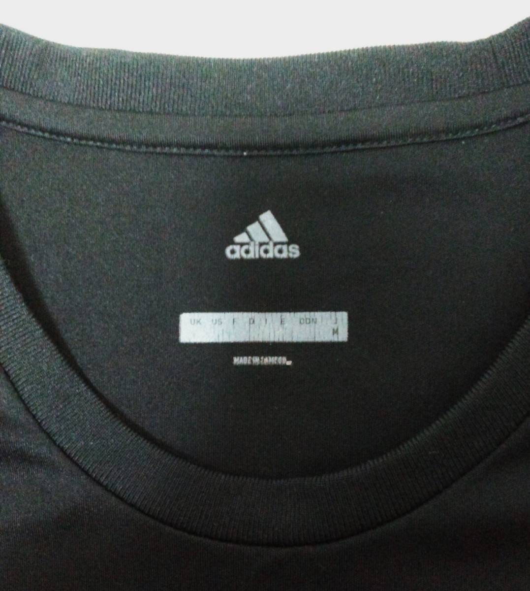 adidas アディダス　マンチェスターユナイテッド　Ｔシャツ　トレーニングシャツ　プラクティスシャツ　ブラック　size M_画像5