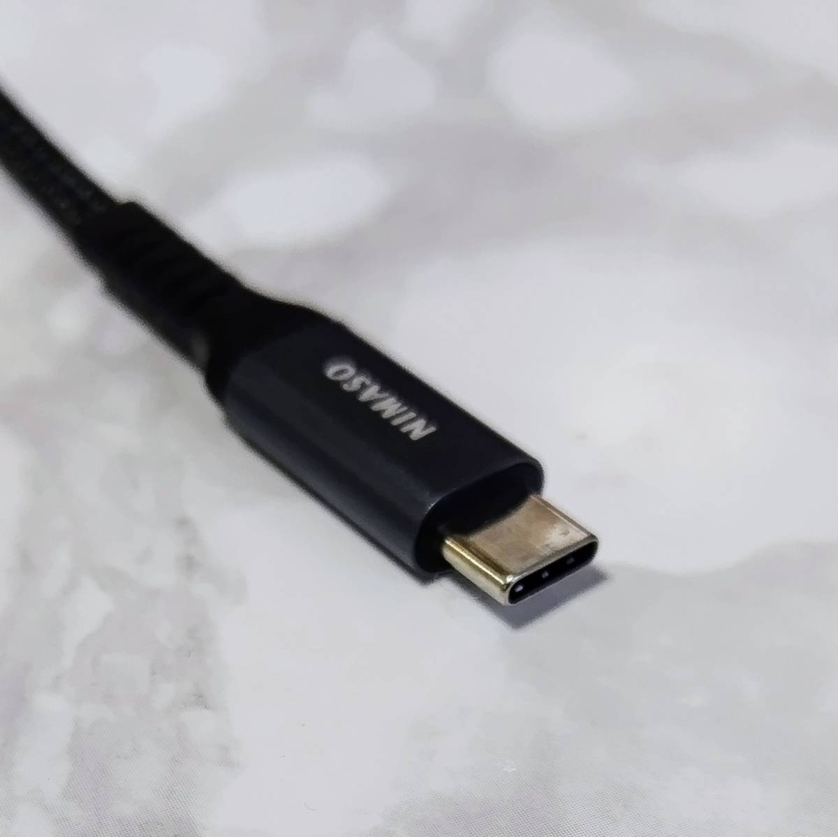 NIMASO USB C 変換 アダプタ (Type C - USB 3.0 メス) 20CM OTG ケーブル タイプC 変換コネクター (1本入り, グレー)_画像3