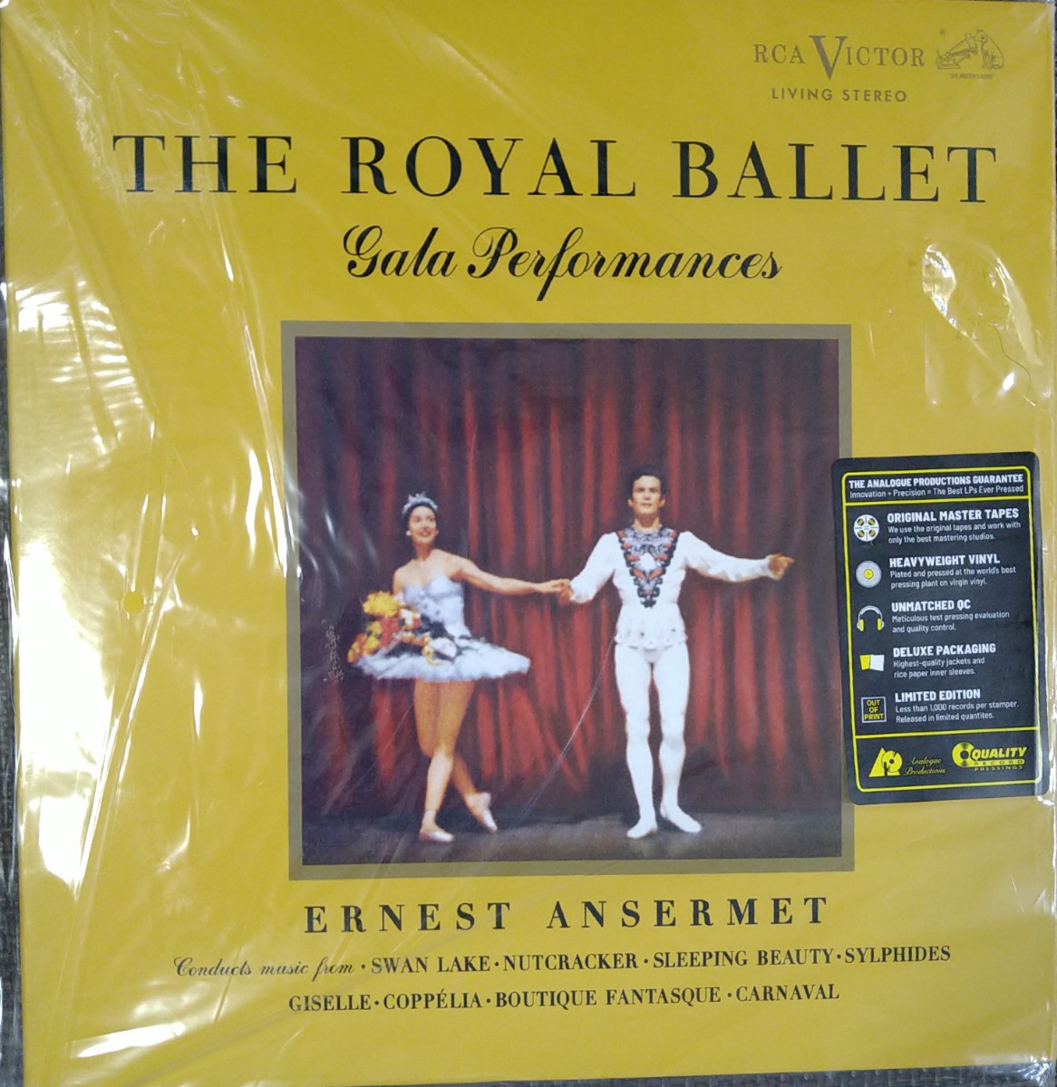 新品 即決 Analogue Productions LP エルネスト・アンセルメ ロイヤル・バレエ・ガラ・パフォーマンス Royal Ballet Gala Performances_画像3