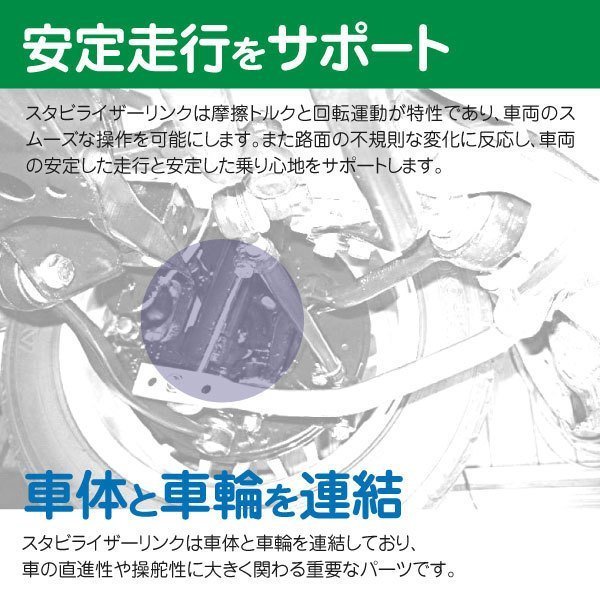 【送料無料】スタビライザーリンク スズキ エブリイDA64V DA64W 左右共通 42420-68H01 2本セット スタビリンク_画像3