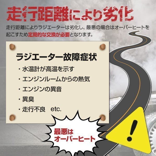 【関東圏内送料無料】ラジエーター ハイエース ／ レジアスエース 後期 KDH200系 KDH201K/201V/206K/206V/211K/221K/223B 【16400-30172】_画像4