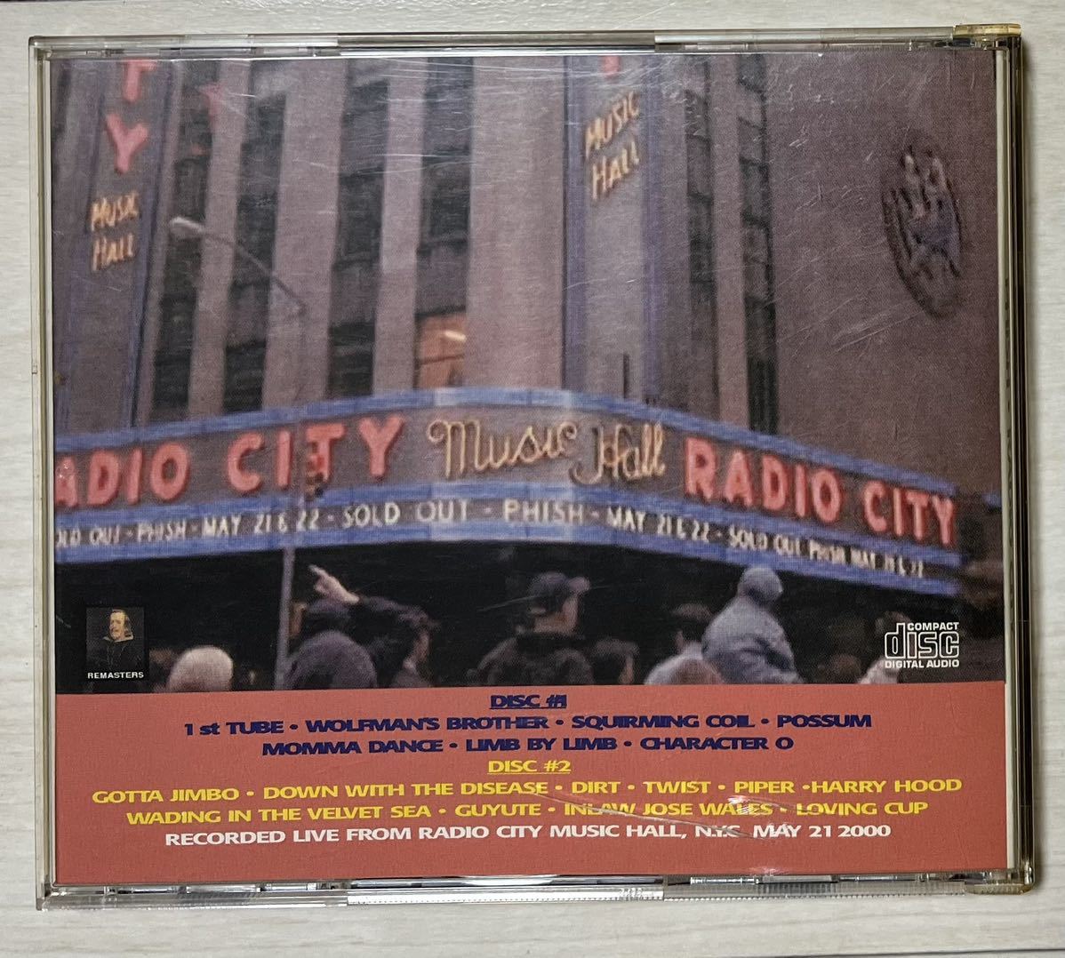 稀少レア非売品 2CD★フィッシュ PHISH/RADIO CITY プロモ盤 2枚組ライブアルバム 再生確認済_画像5