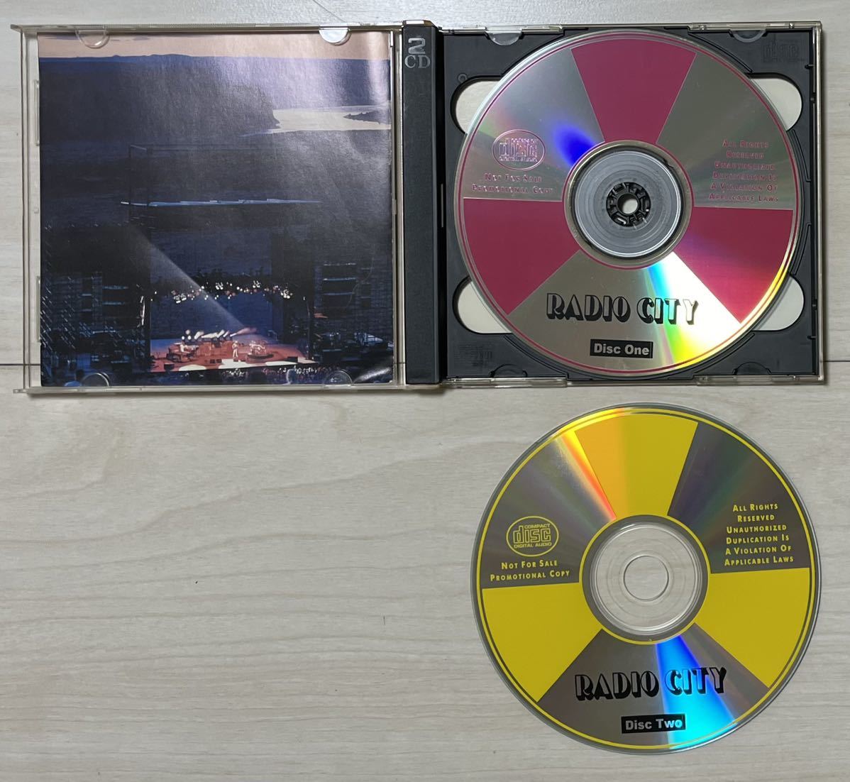 稀少レア非売品 2CD★フィッシュ PHISH/RADIO CITY プロモ盤 2枚組ライブアルバム 再生確認済_画像2