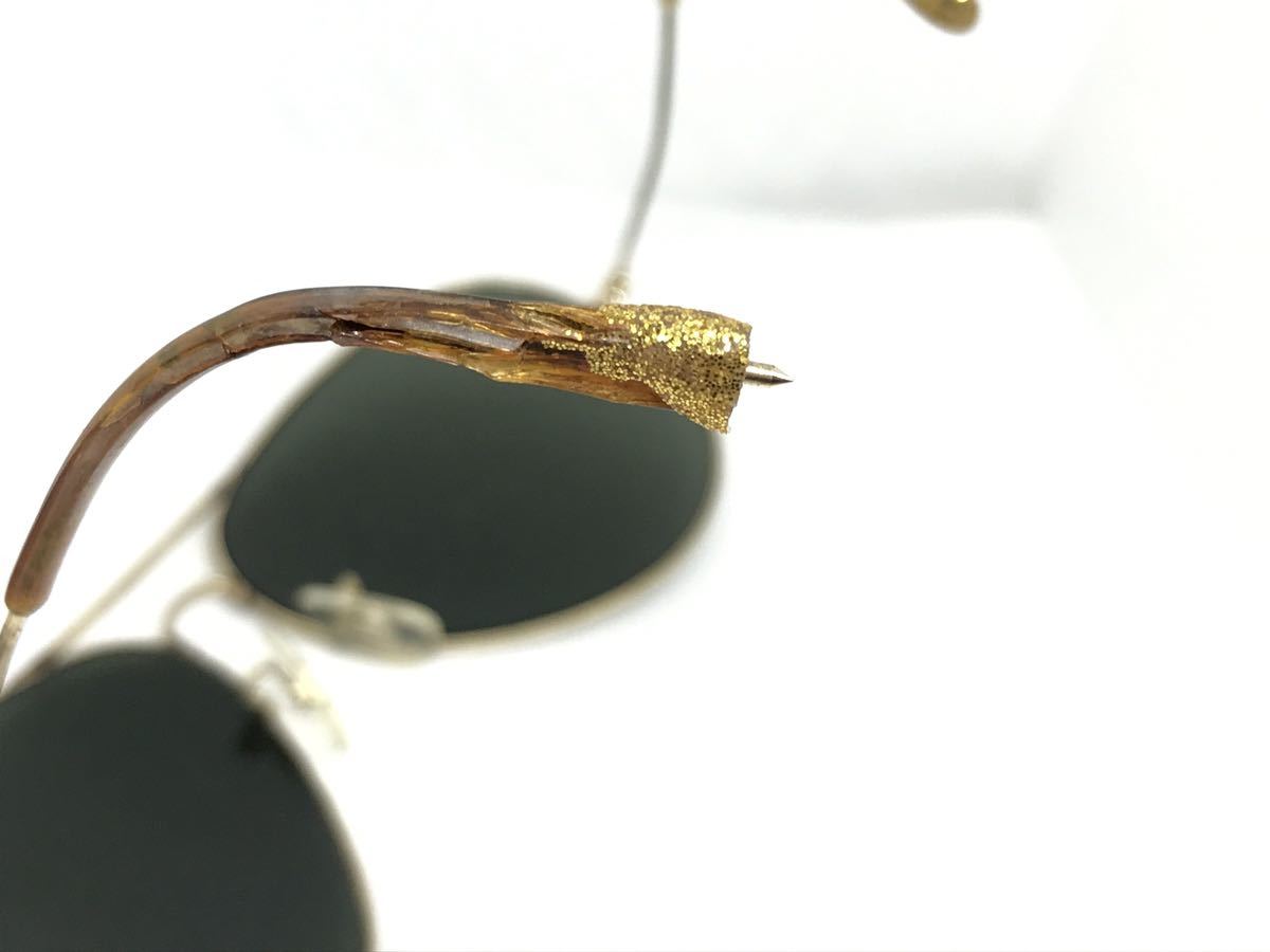 RayBan サングラス 金色縁　レイバン_画像7