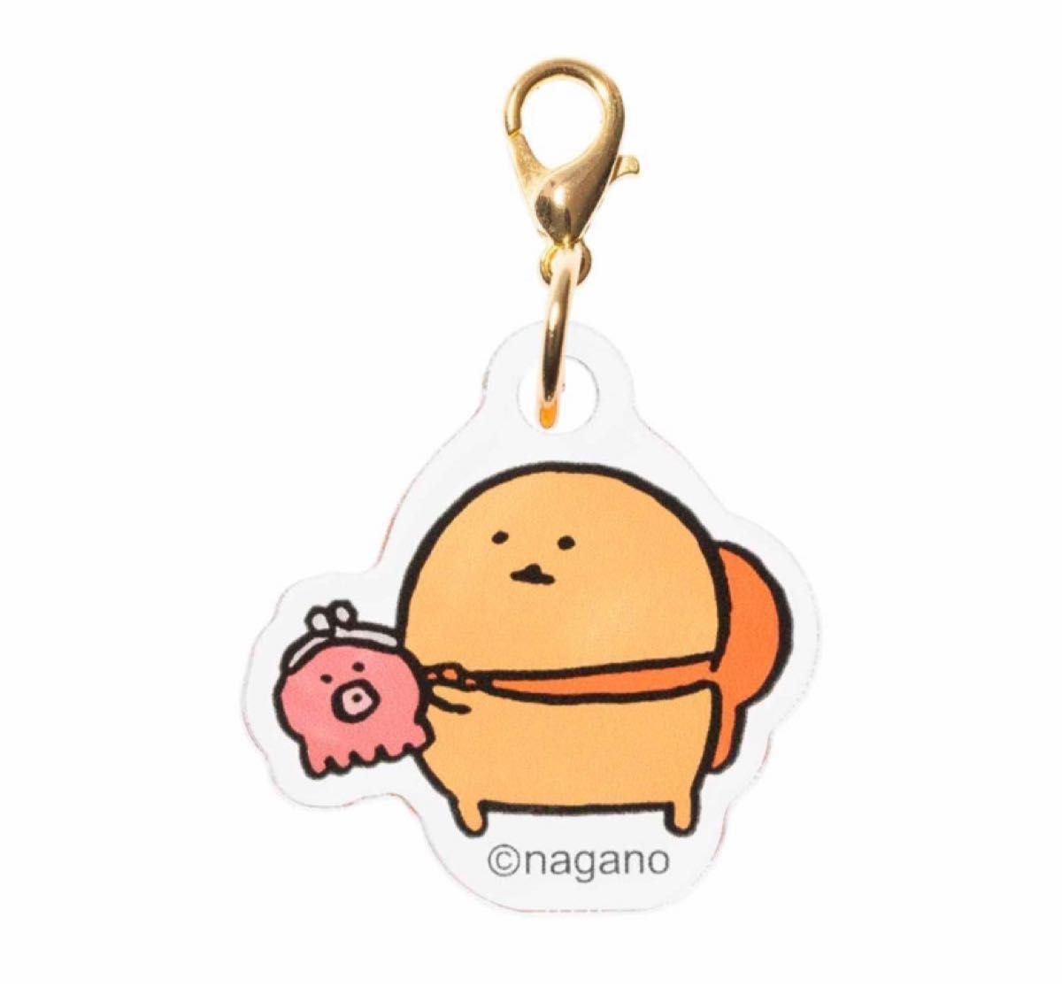 ナガノキャラクターズ もぐらコロッケだらけのアクリルチャーム ナガノキャラクターズ もぐらコロッケだらけのアクリルチャーム
