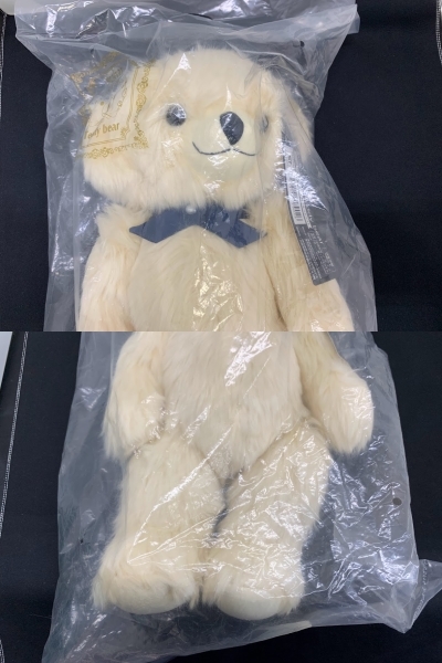 未開封品 sugar teddy bear シュガー テディベア セサミグレイ ミルクホワイト ミディアム スモール 3体 セット 座高 約30cm 20cm_画像4