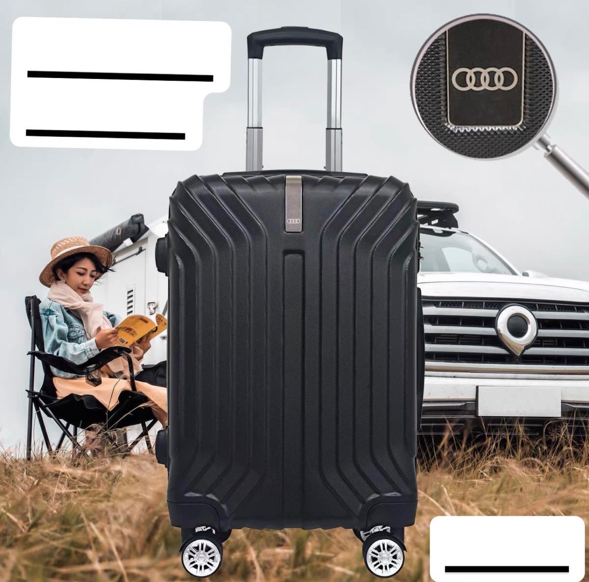 * rare * Audi Audi Carry case suitcase super light weight machine inside bringing in 