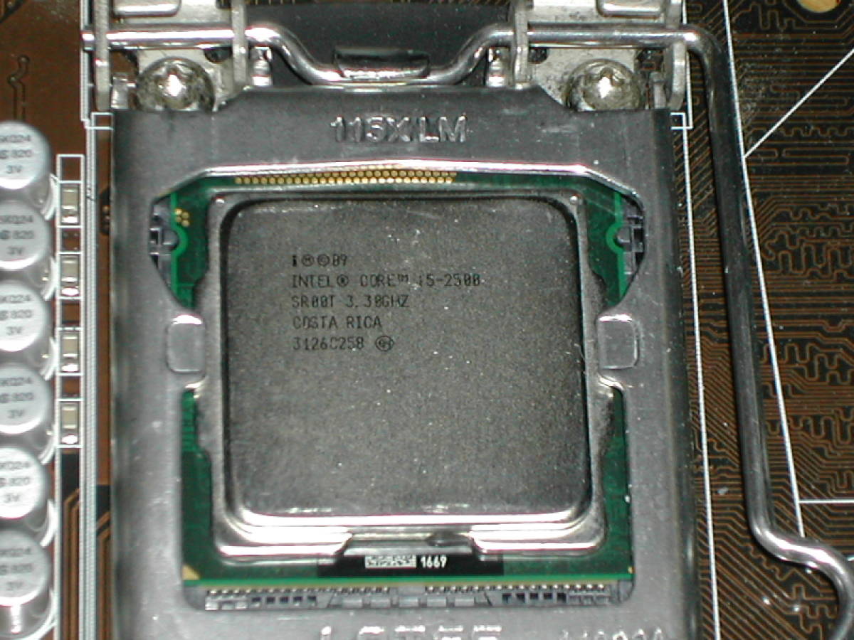 CPU メモリ付き　ASUS　P8H67-M PRO　LGA1155_画像3