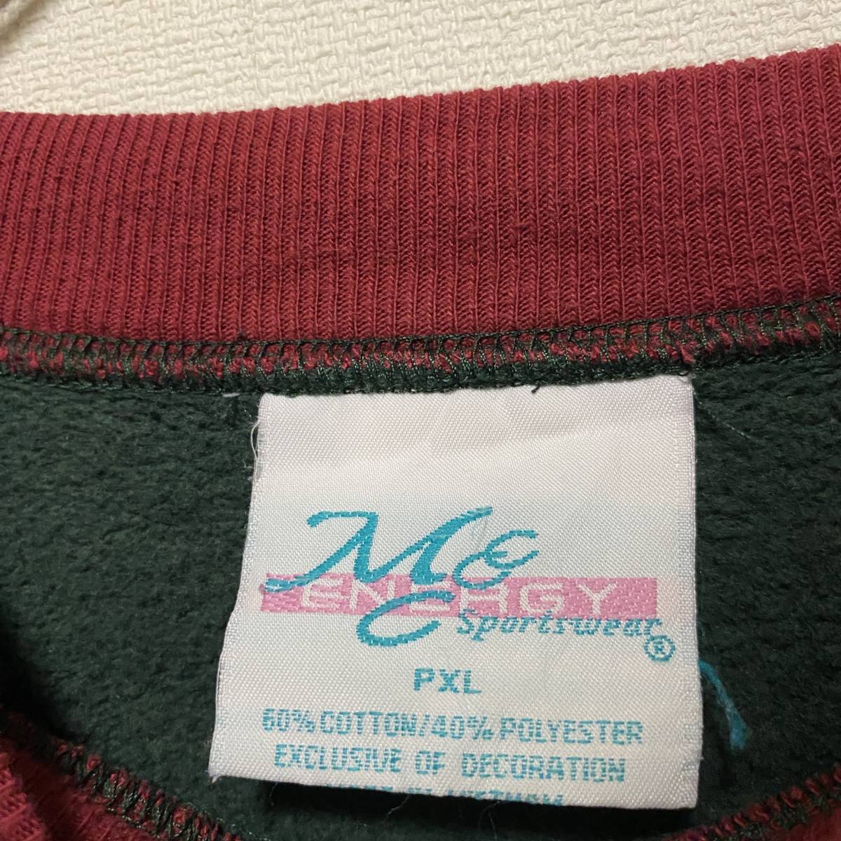 アメリカ古着 90s ヴィンテージ 花柄 刺繍 裏起毛 トレーナー アメリカ古着 90s ヴィンテージ 花柄 刺繍 裏起毛 トレーナー
