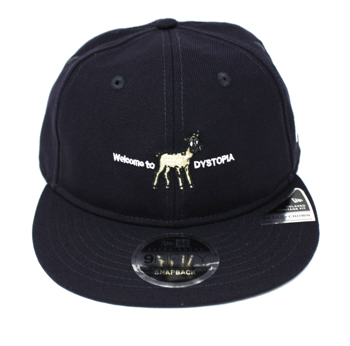 * new goods UNDERCOVER × NEWERA undercover New Era WELCOME TO DYSTOPIA Logo embroidery cap NAVY navy 