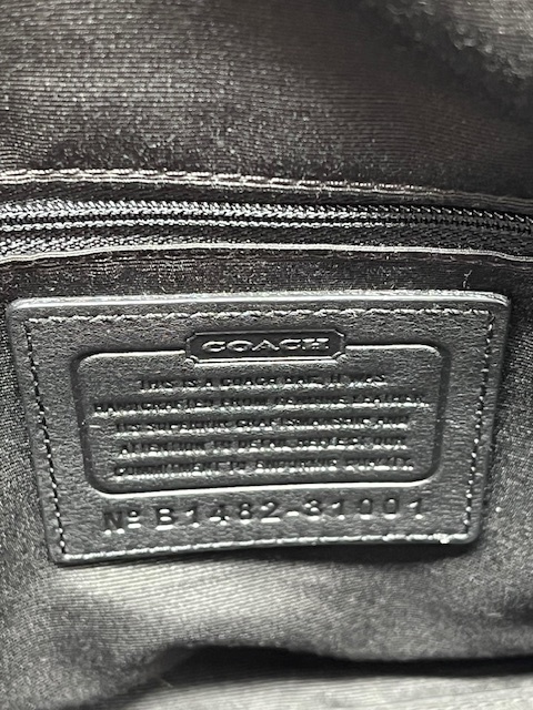 コーチ COACH 31010 ブリーカー エンボス ドウ―ブン ミニ ライリー 2WAY レザー ブラック_画像10