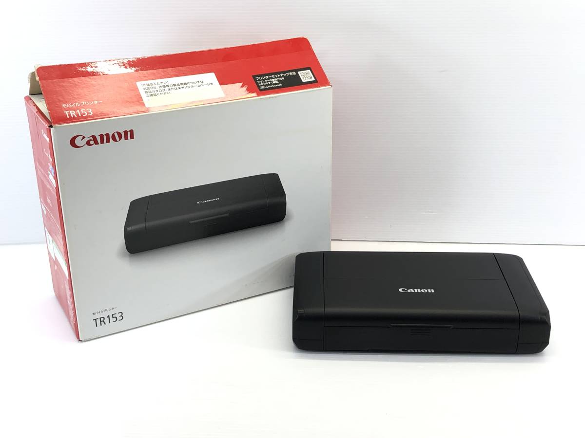 □キヤノン Canon カラー A4モバイルプリンター TR153 (コンパクト/無線LAN搭載/5色ハイブリッドインク) USED□_画像1