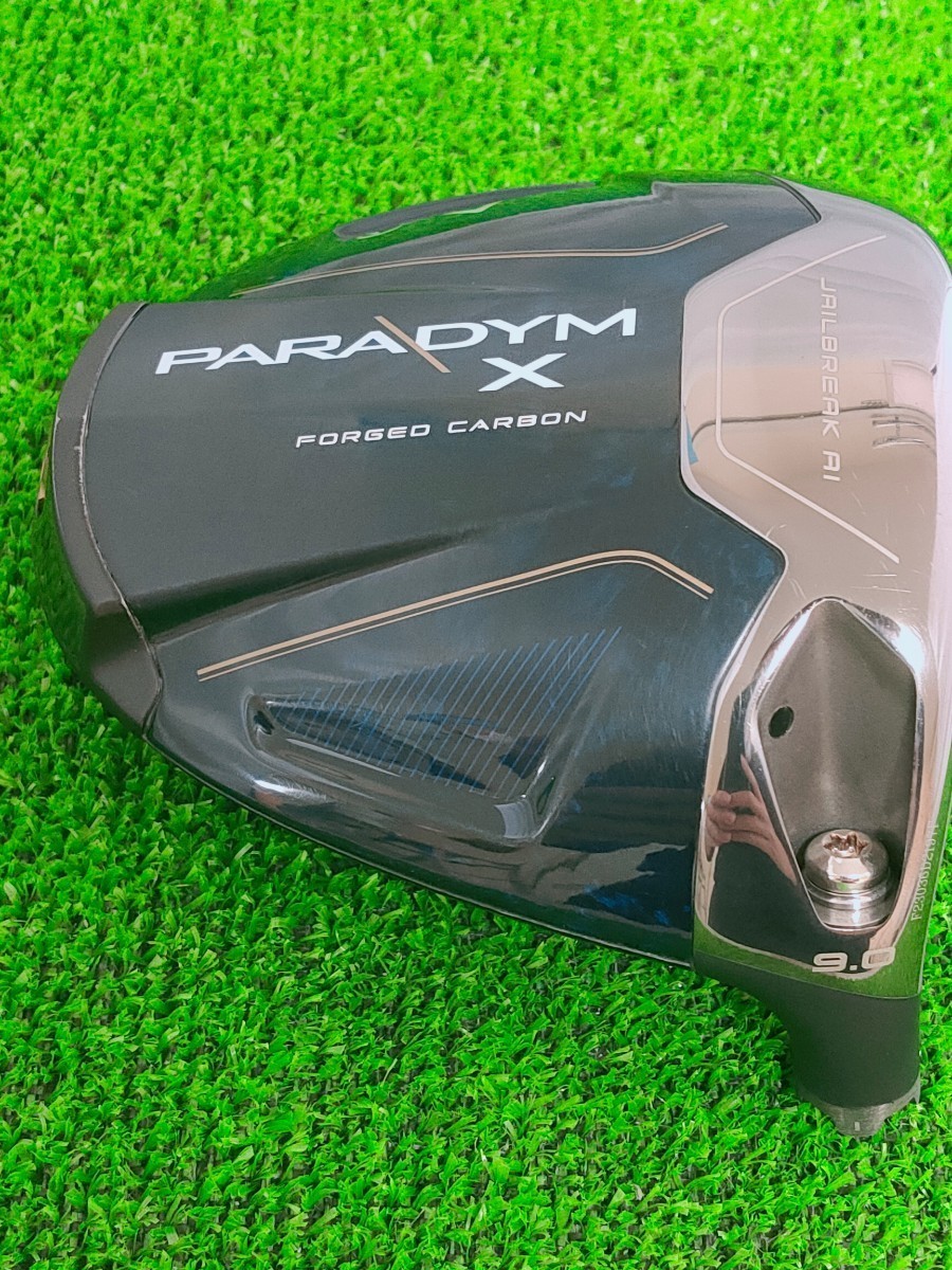 【送料無料】Callaway キャロウェイ PARADYM X パラダイムX 9.0° 9.0度 ヘッド単品。ヘッドカバー付き。（DH425）_画像2