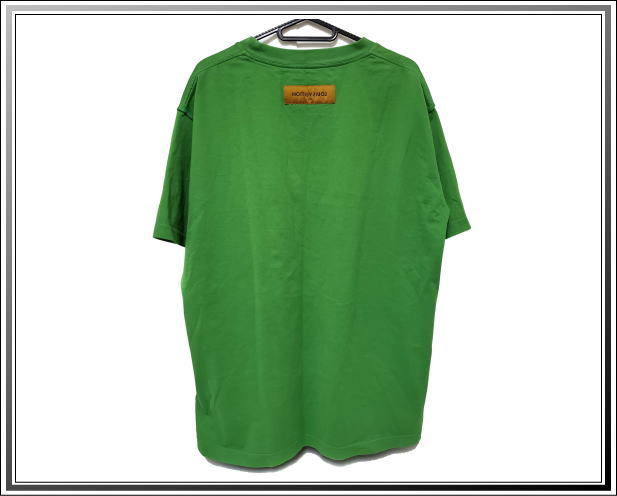 ☆ルイヴィトン デボス エンボス インサイドアウトTシャツ RM212 NPG HLY64W グリーン XLサイズ送料税込み！の画像3