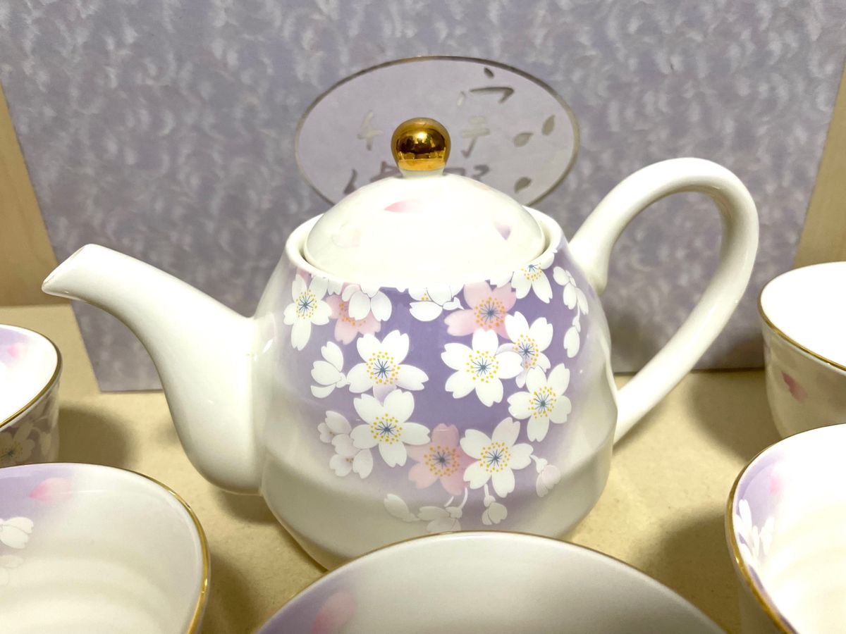 宇野千代　Yamaka 花茶器　セット5個