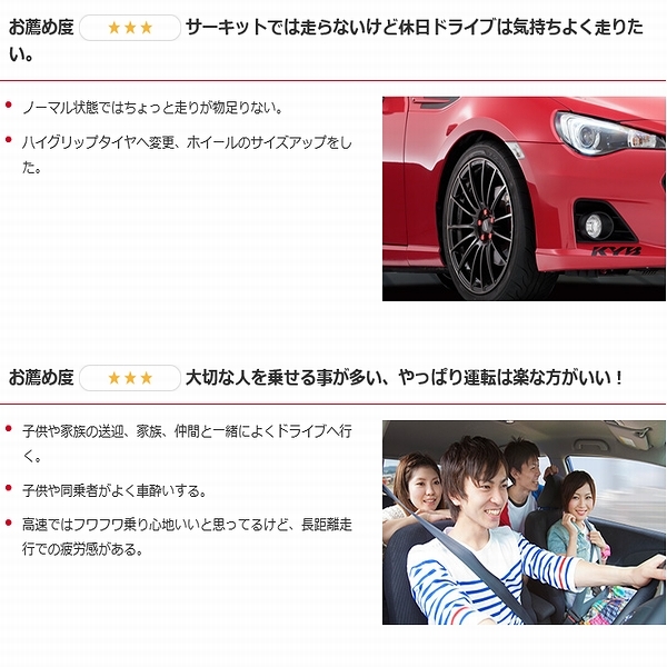 (個人宅配送可) カヤバ KYB NEW SR SPECIAL (1台分) シルビア S15 (SR20DE) (99/01-) (NST5172R/L NSF9098)_画像2