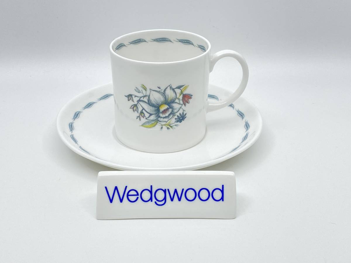 WEDGWOOD ウェッジウッド SUSIE COOPER DESIGN BRIDAL BOUQUET Coffee Duo スージークーパー ブライダルブーケ コーヒー デュオ *L806_画像1