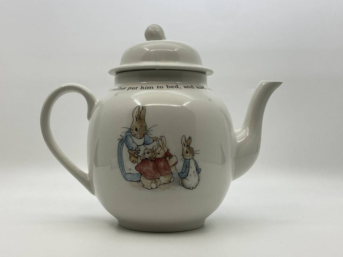 ＊レア＊ WEDGWOOD ウェッジウッド ＊RARE＊ PETER RABBIT Tea Pot ピーターラビット ティーポット *A264_画像3