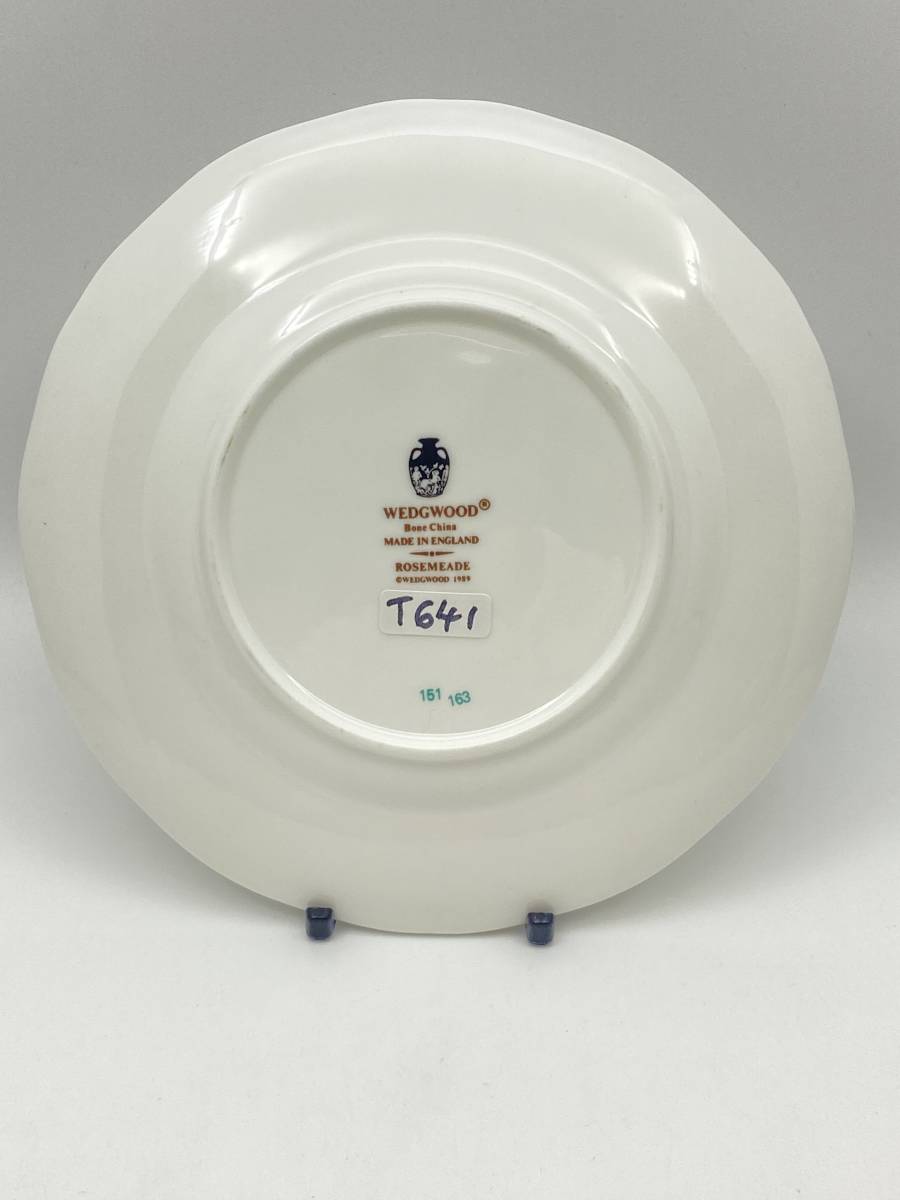 WEDGWOOD ウェッジウッド ROSEMEADE 15cm Side Plate ローズミード 15cm サイドプレート *T641_画像8