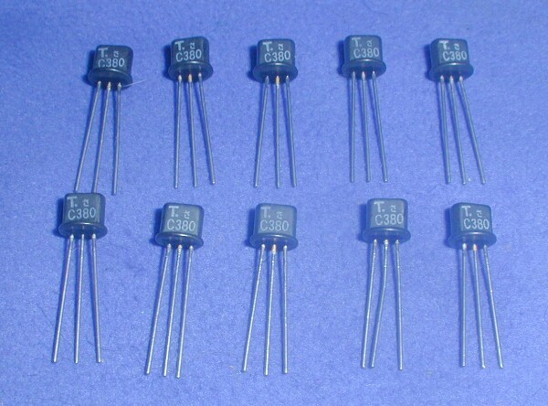 FM obi height cycle for silicon transistor Toshiba 2SC380 10 pcs set 