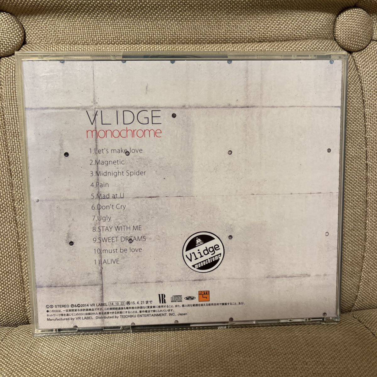 【Vlidge】monochrome【J-R&B】【KIICHI & KYU】【廃盤】【送料無料】