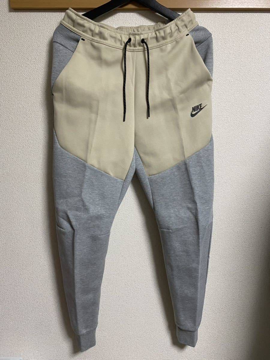 新品 日本未発売 海外正規品 NIKE TECH FLEECE セットアップ Sサイズ ベージュ グレー ホワイト ナイキ テックフリース 限定 レア