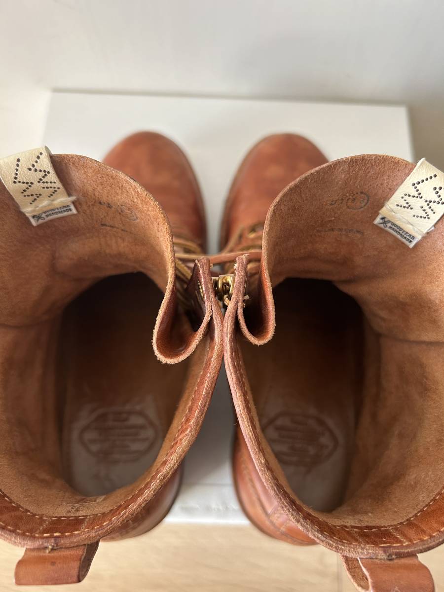 VISVIM ビズビム ZERMATT BOOTS FOLK HORSEHIDE ツェルマット ブーツ ホースハイド M8.5 BROWN ブラウン_画像7