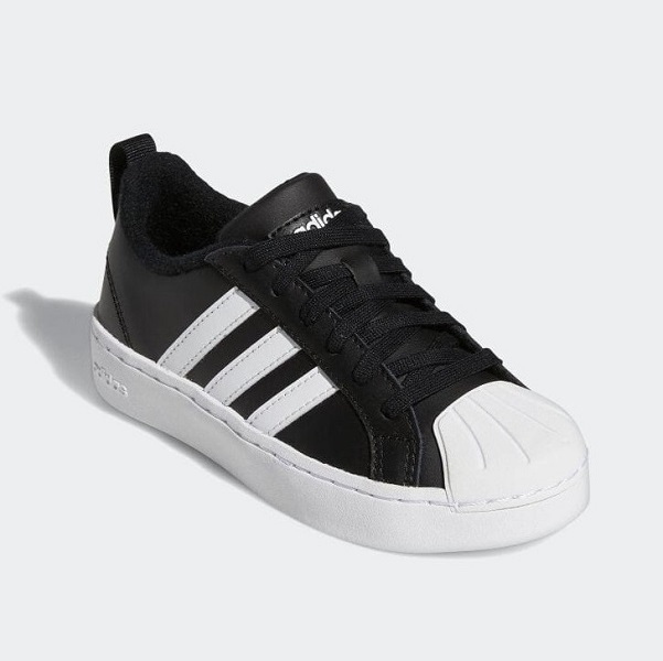  Adidas Street check K 24.5cm US6 black black STREETCHECK K Junior lady's correspondence sneakers 