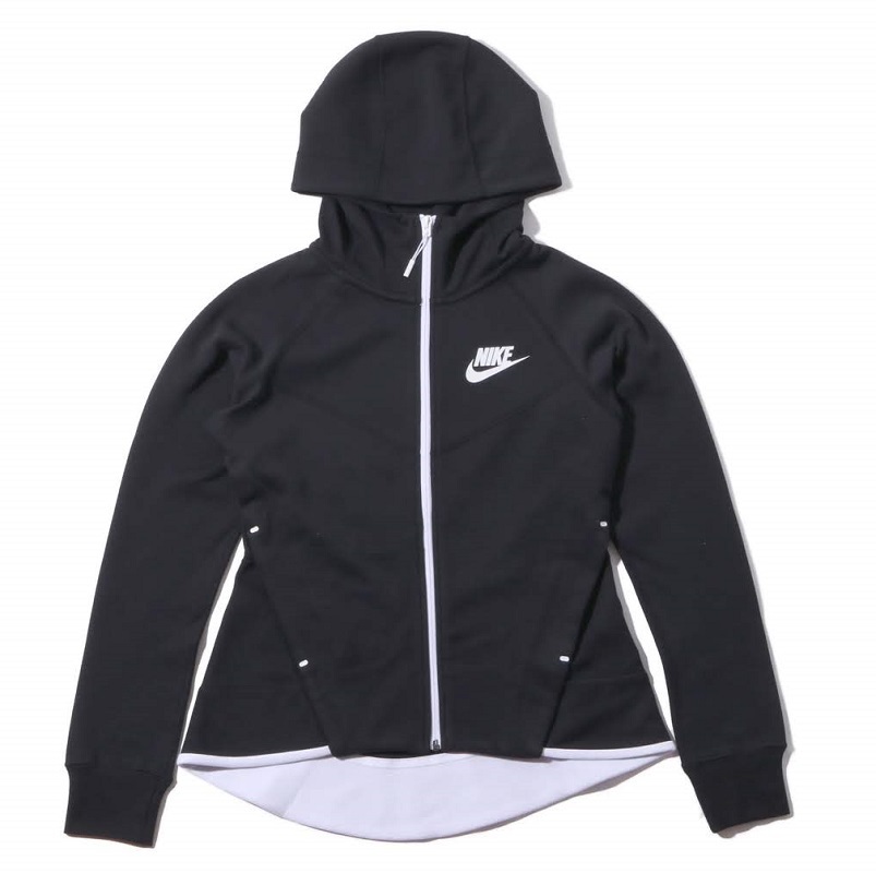  Nike женский Tec флис полный Zip f-ti-XS размер обычная цена 13200 иен черный чёрный TECH FLEECE тренировочный Parker 