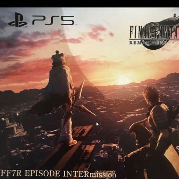 PS5　ファイナルファンタジーVII リメイク インターグレード　FF7R EPISODE INTERmission　ユフィの新規エピソードDLC　シリアル コード_画像1