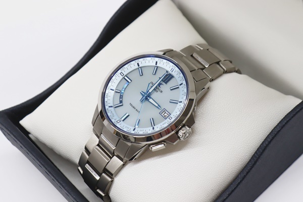  カシオ オシアナス 腕時計 OCW-T150-2AJF ブルー系文字盤 メンズ タフソーラー デイト 電波時計 チタン CASIO OCEANUS_画像7