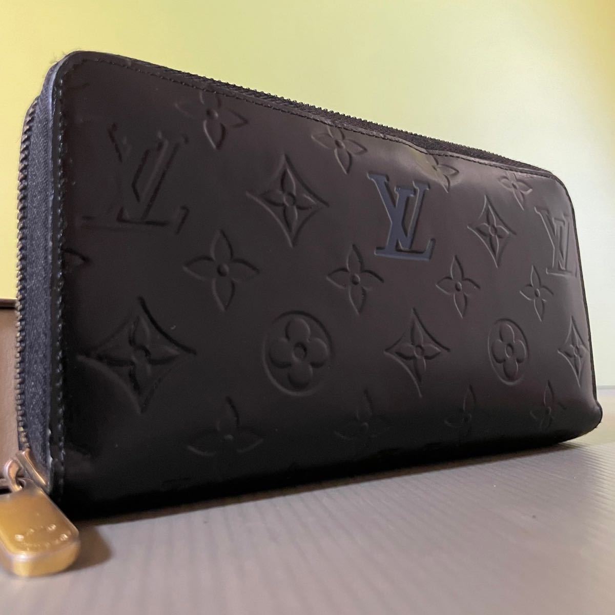 1円〜美品 LOUIS VUITTON ルイヴィトン ヴェルニ モノグラム 正規品 ラウンドファスナー長財布 ジッピーウォレット MI4152_画像1