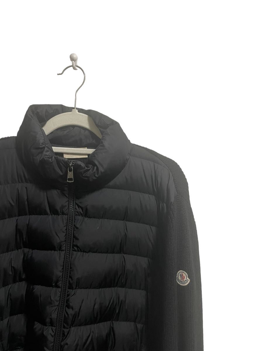 MONCLER ハイブリッドダウンニット XL モンクレール ブラック MONCLER ハイブリッドダウンニット XL モンクレール ブラック