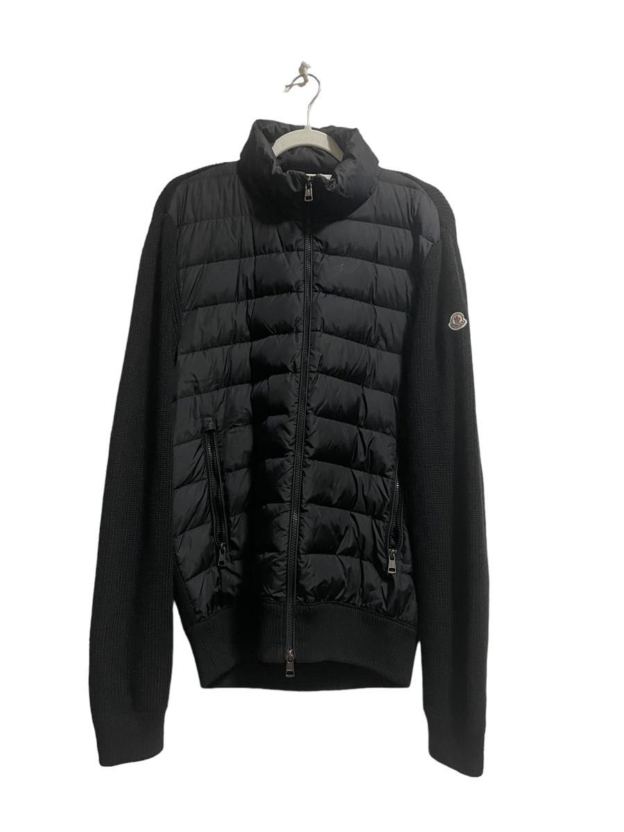 MONCLER ハイブリッドダウンニット XL モンクレール ブラック MONCLER ハイブリッドダウンニット XL モンクレール ブラック