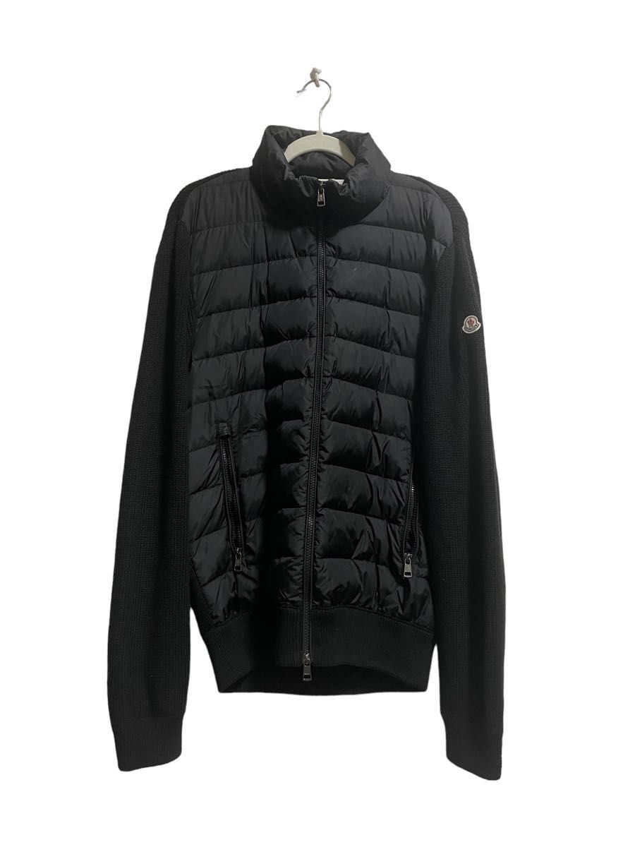 MONCLER ハイブリッドダウンニット XL モンクレール ブラック MONCLER ハイブリッドダウンニット XL モンクレール ブラック