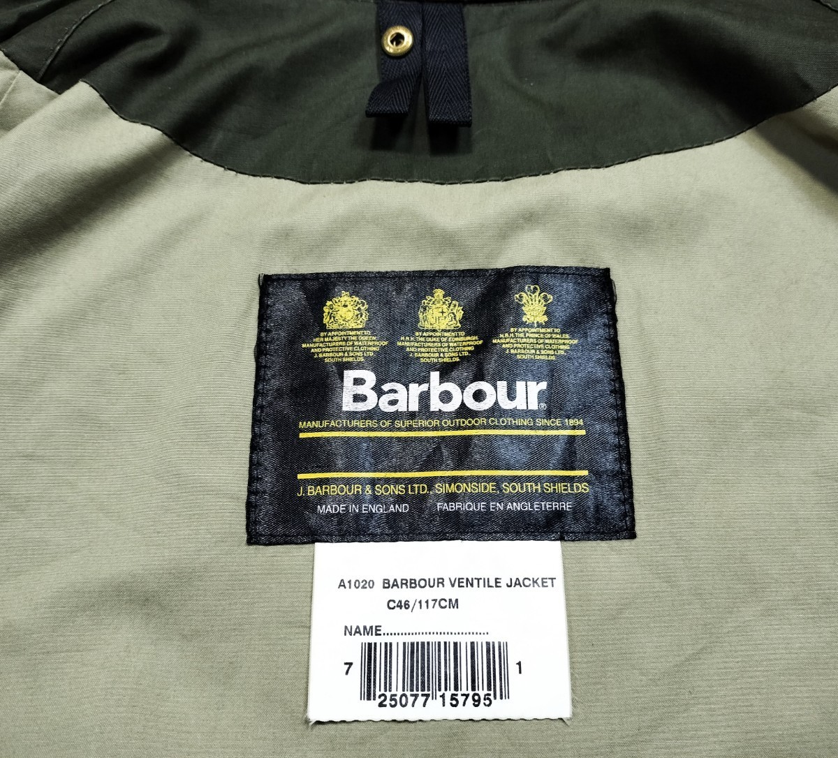 90s BARBOUR VENTILE Bedale c46 Special sample バブアー 90s BARBOUR VENTILE Bedale c46 Special sample バブアー