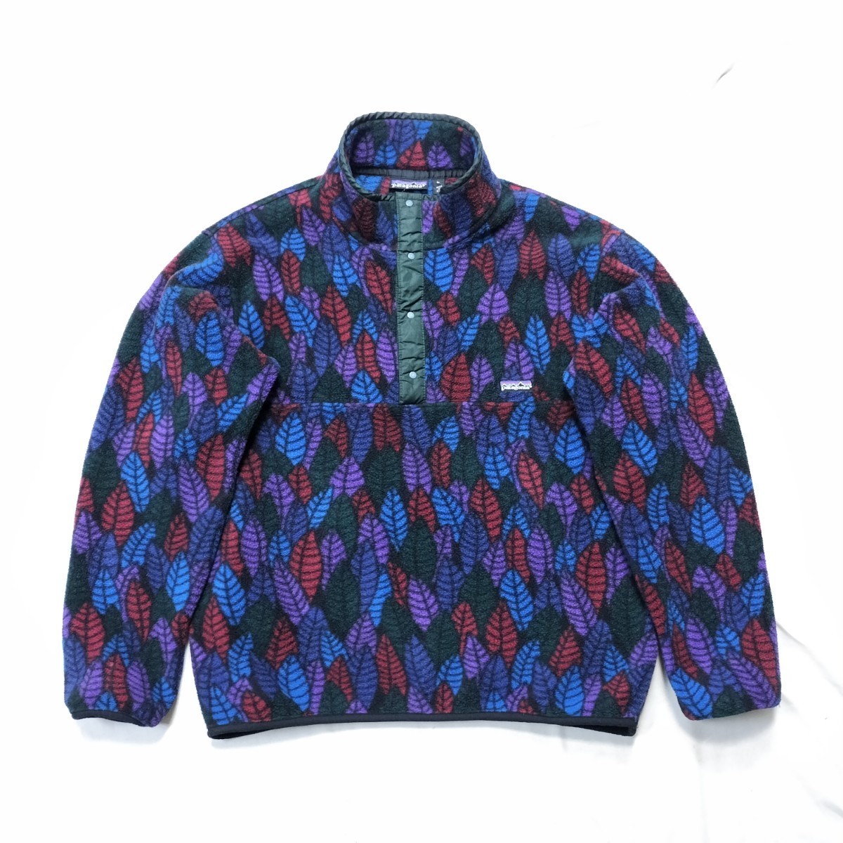 90s patagonia パタゴニア スナップT リーフ柄 1991年 葉柄 L 90s patagonia パタゴニア スナップT リーフ柄 1991年 葉柄 L