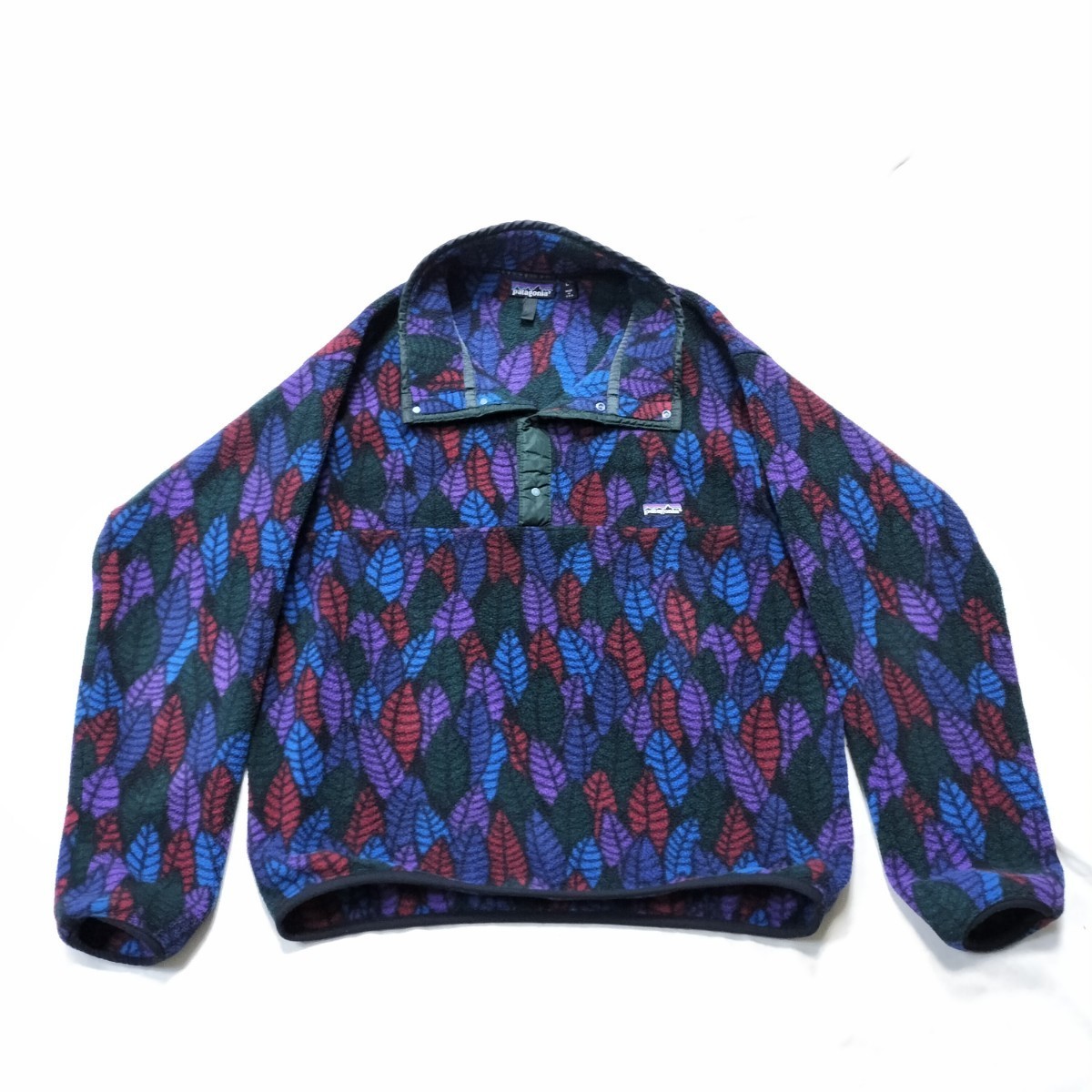 90s patagonia パタゴニア スナップT リーフ柄 1991年 葉柄 L 90s patagonia パタゴニア スナップT リーフ柄 1991年 葉柄 L