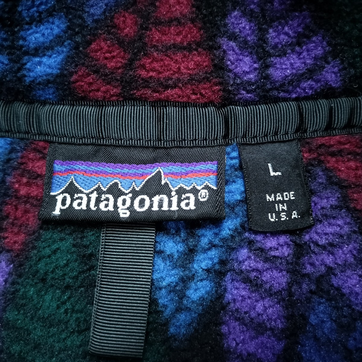90s patagonia パタゴニア スナップT リーフ柄 1991年 葉柄 L 90s patagonia パタゴニア スナップT リーフ柄 1991年 葉柄 L