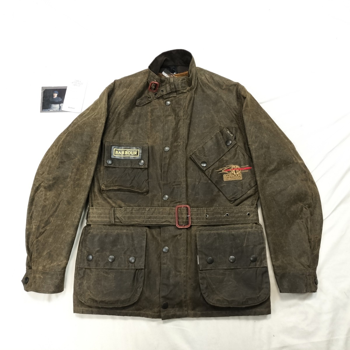 未使用タグ付き Barbour international northpass olive M bees 未使用タグ付き Barbour international northpass olive M bees