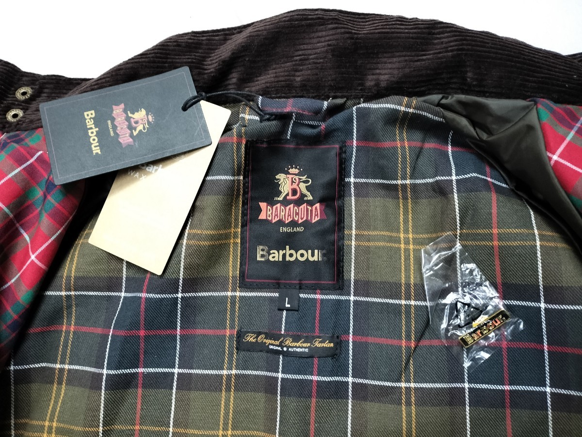BARBOUR BARACUTA BROWN WAX JACKET G4 L 未使用 バブアー BARBOUR BARACUTA BROWN WAX JACKET G4 L 未使用 バブアー