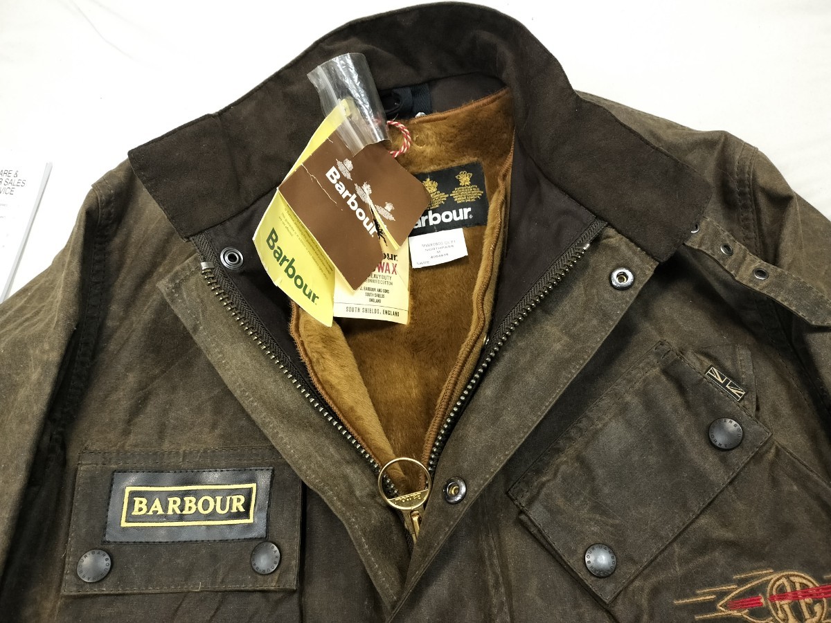 未使用タグ付き Barbour international northpass olive M bees 未使用タグ付き Barbour international northpass olive M bees