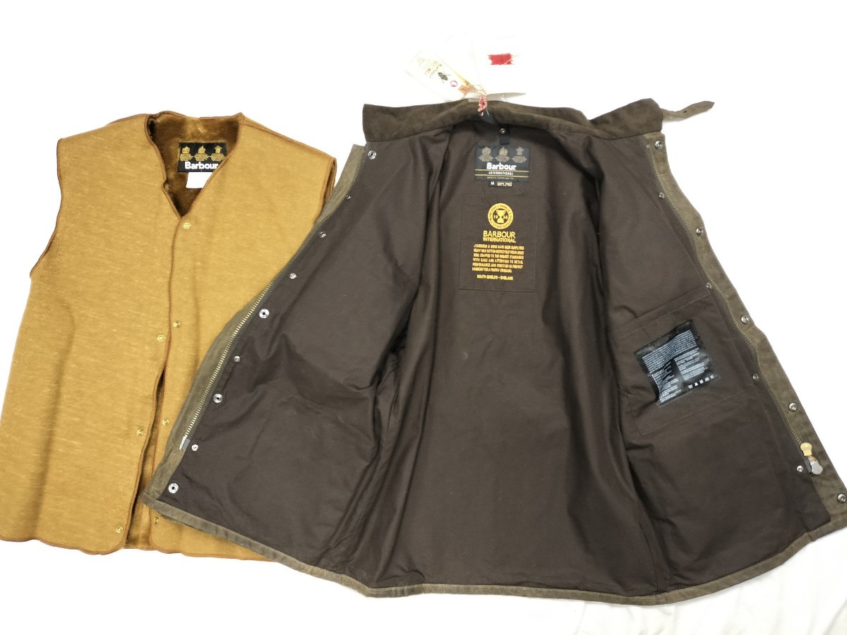 未使用タグ付き Barbour international northpass olive M bees 未使用タグ付き Barbour international northpass olive M bees