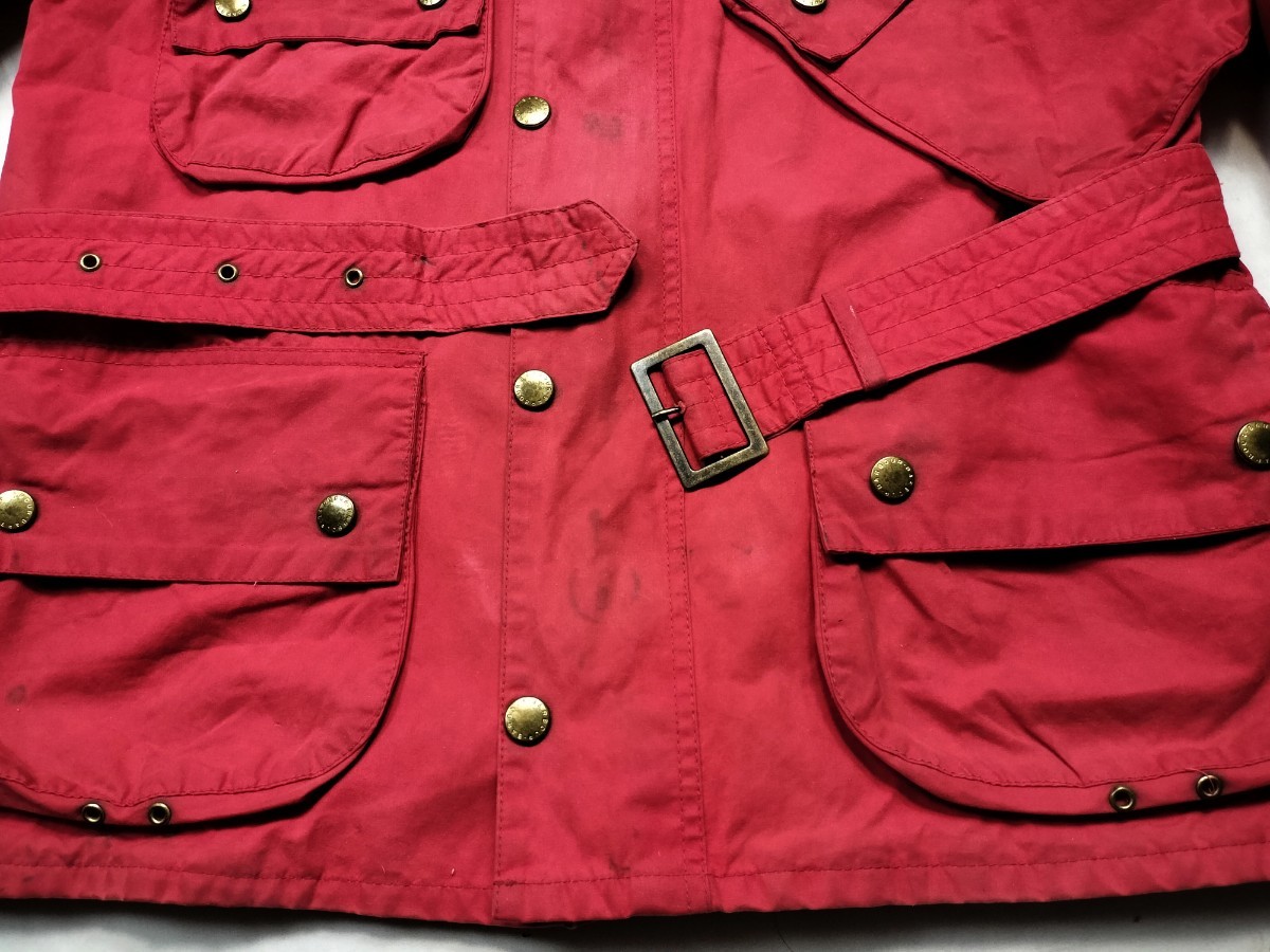 Barbour International A7 Brass XL レッド 英国製 バブアー Barbour International A7 Brass XL レッド 英国製 バブアー