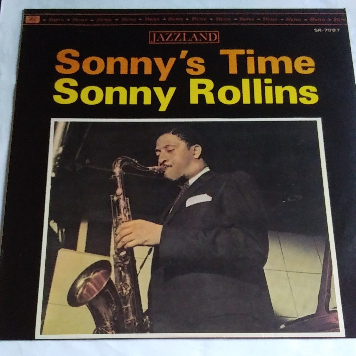Sonny's Time Sonny Rollins JAZZLAND SR-7087 STEREO RIVERSIDE 「ソニー・ロリンズ/ソニーズ・タイム」日本ビクター　定価¥1,800_画像1