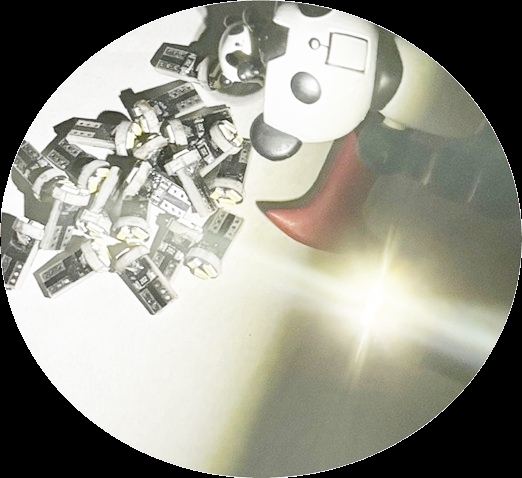 送料無料★3個セット最新型★T5/T6.5 LED★24v 拡散タイプ 白色 メーター球 ルームランプ 灰皿照明 メーターパネル エアコン スイッチ 新品_画像4